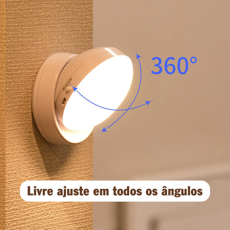 Luminária de Parede Externa com Sensor de Presença